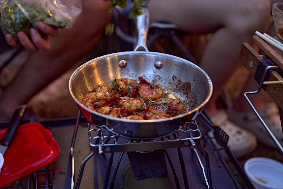 Bord och serveringskonst för gourmetmat